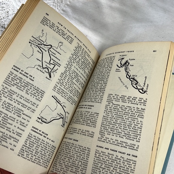 HOW TO TRAVEL WITHOUT BEING RICH 1959 VINTAGE HARDCOVER BOOK, STRONG AND RUNYON - Picture 16 of 17